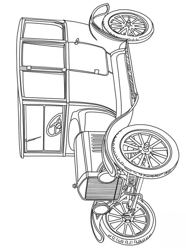 Ford T Coloriage Ford T Coloriage