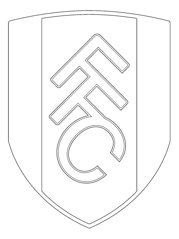 Fulham Football Club Coloriage