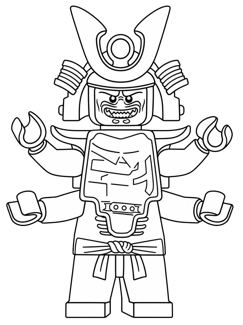 Garmadon (Ninjago) Coloriage Garmadon (Ninjago) Coloriage
