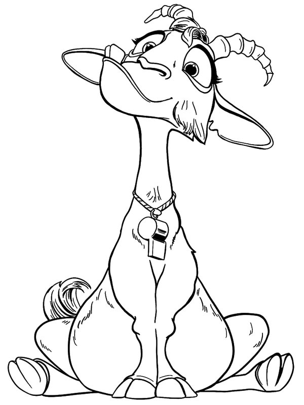 Chèvre Lupe Coloriage Chèvre Lupe Coloriage