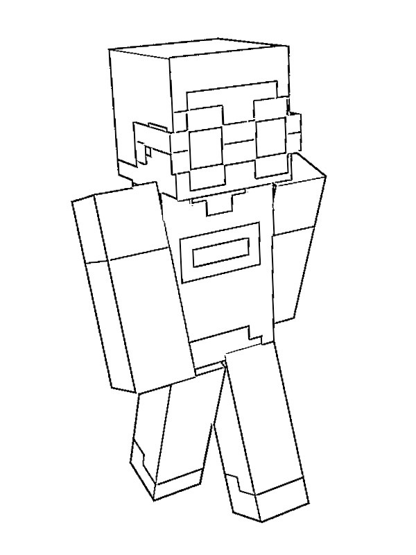 GeorgeNotFound (Minecraft) Coloriage GeorgeNotFound (Minecraft) Coloriage