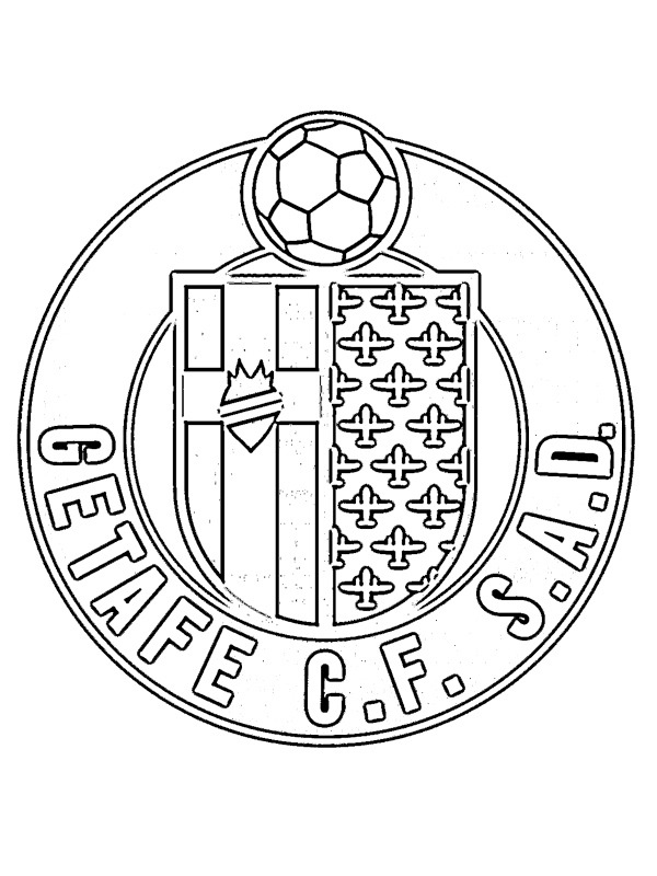 Getafe Club de Fútbol Coloriage