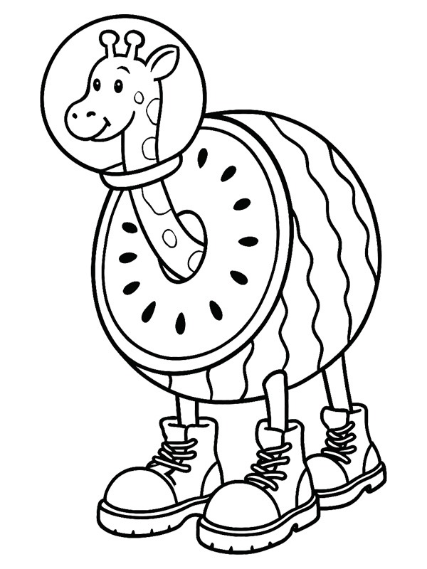 Giraffa Celeste Coloriage Giraffa Celeste Coloriage