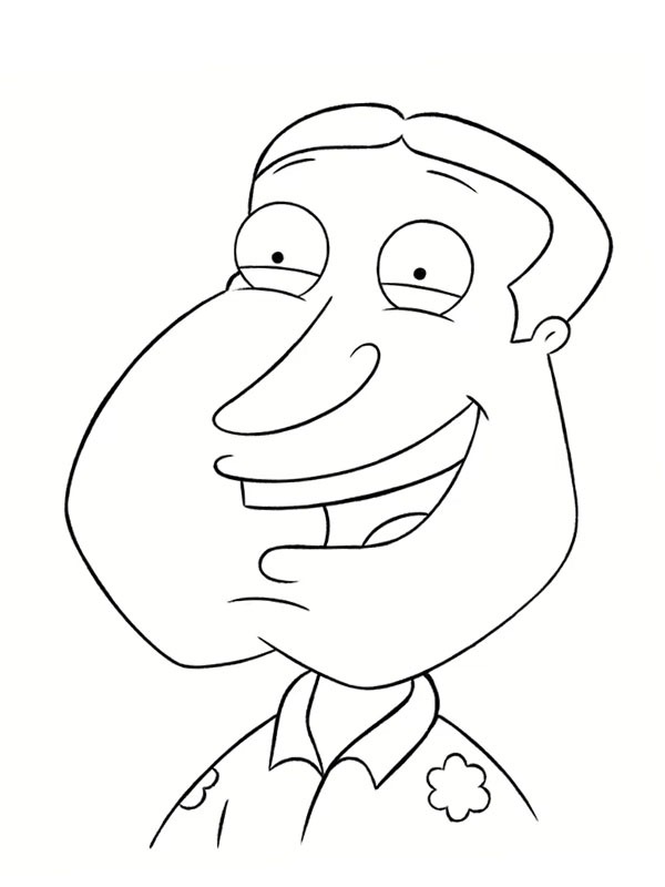 Glenn Quagmire Coloriage Glenn Quagmire Coloriage