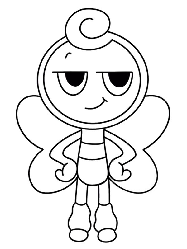 Glisten Dandy's World Coloriage Glisten Dandy's World Coloriage