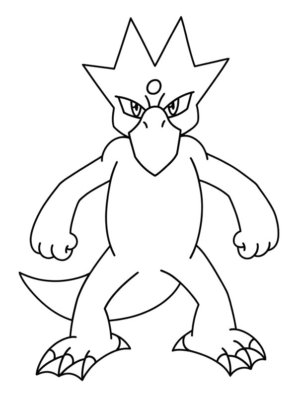 Akwakwak (Pokémon) Coloriage Akwakwak (Pokémon) Coloriage