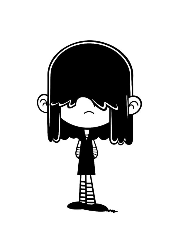 Lucy Loud Coloriage Lucy Loud Coloriage