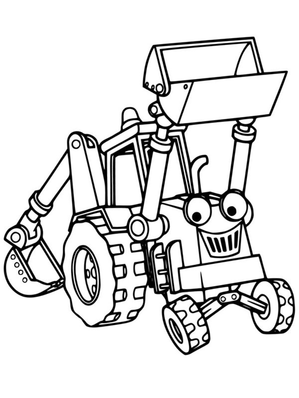Pelleteuse Scoup Coloriage Pelleteuse Scoup Coloriage