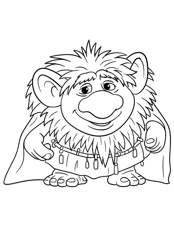 Grand Pabbie (La Reine des neiges) Coloriage Grand Pabbie (La Reine des neiges) Coloriage