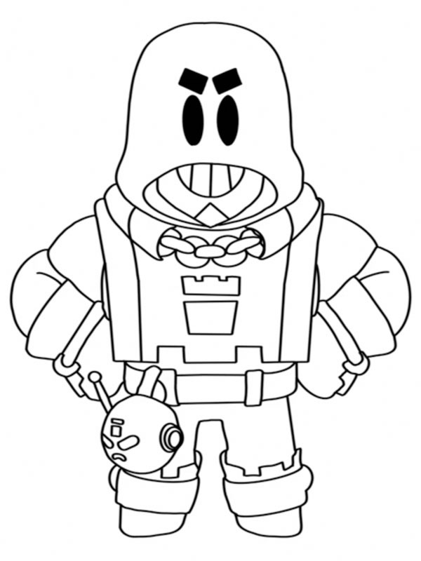 Grom Brawl Stars Coloriage Grom Brawl Stars Coloriage