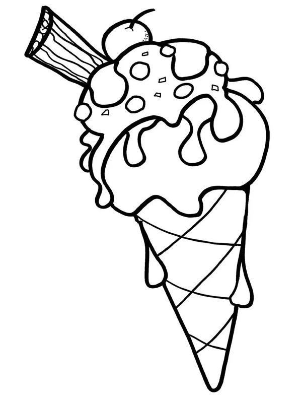 grande glace Coloriage