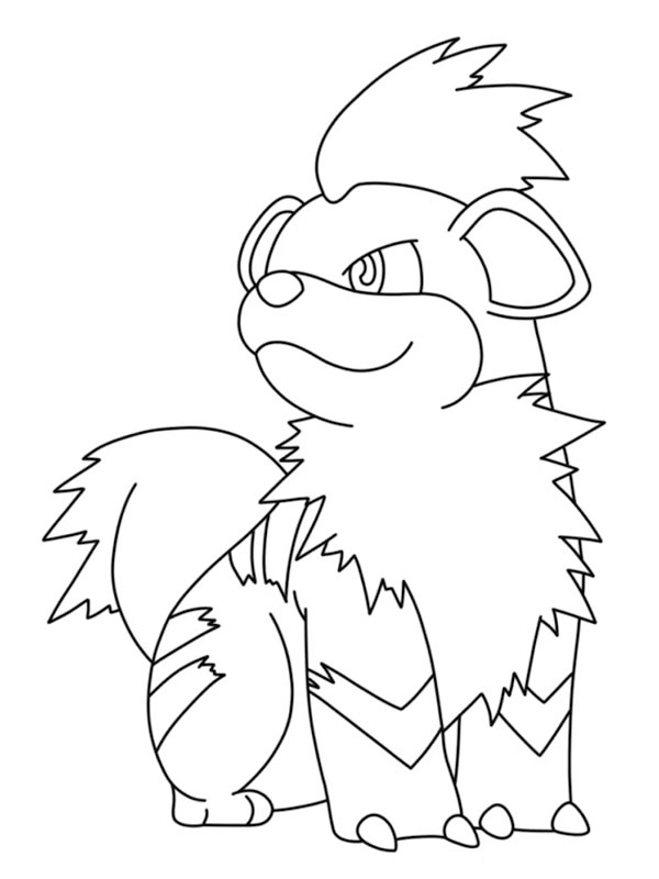 Caninos (Pokémon) Coloriage Caninos (Pokémon) Coloriage