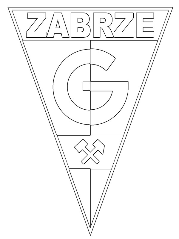 Górnik Zabrze Coloriage Górnik Zabrze Coloriage