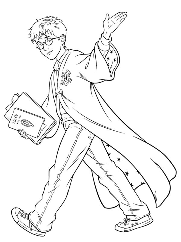 Harry Potter Coloriage Harry Potter Coloriage