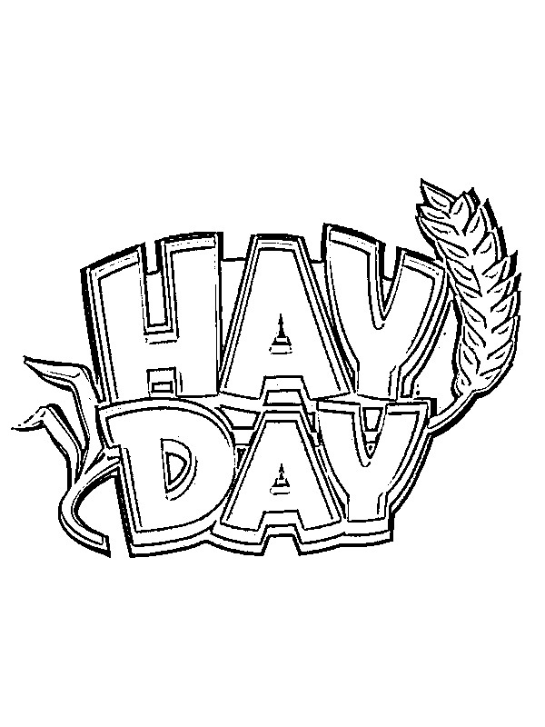 logo hay day Coloriage
