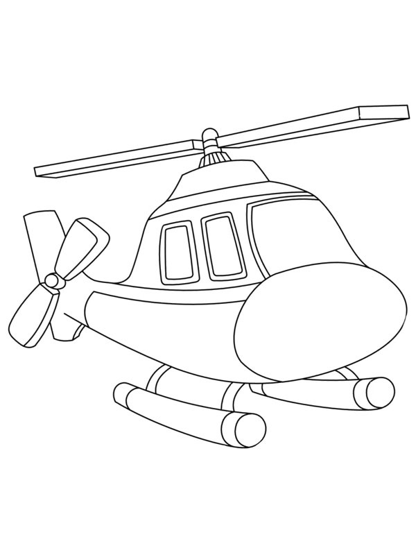 Hélicoptère Coloriage Hélicoptère Coloriage