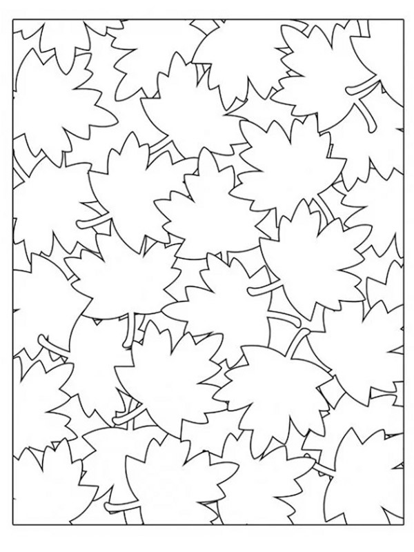 Feuilles d'automne Coloriage Feuilles d'automne Coloriage