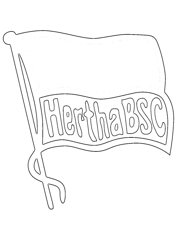 Hertha BSC Coloriage