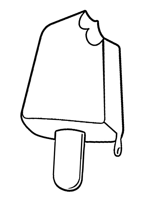 bâtonnets glacés Coloriage bâtonnets glacés Coloriage