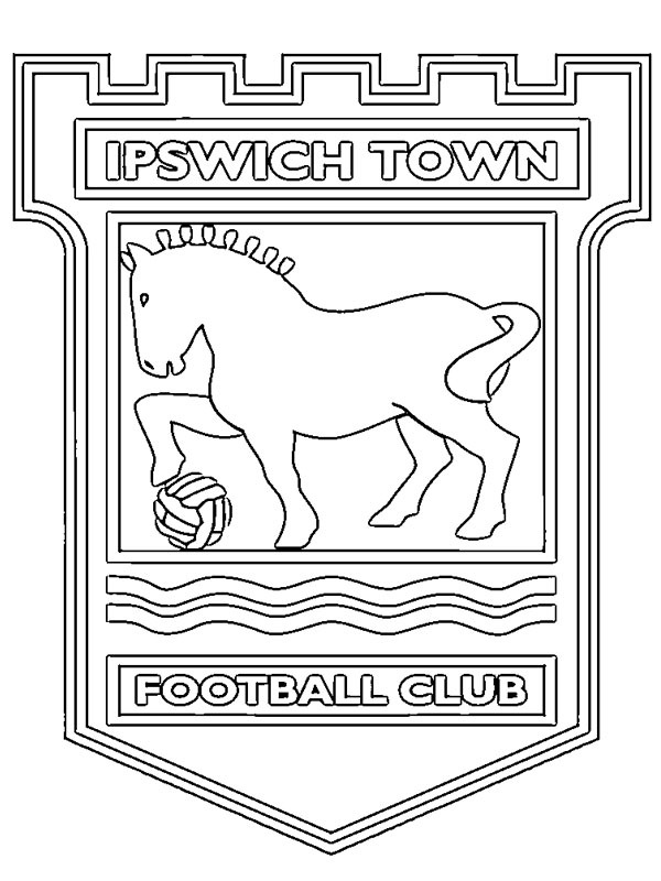 Ipswich Town FC Coloriage Ipswich Town FC Coloriage