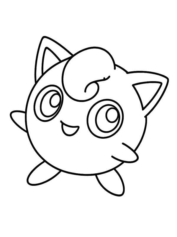Jigglypuff (Pokémon) Coloriage Jigglypuff (Pokémon) Coloriage