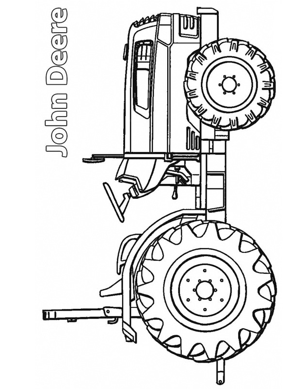 Tracteur John Deere Coloriage Tracteur John Deere Coloriage
