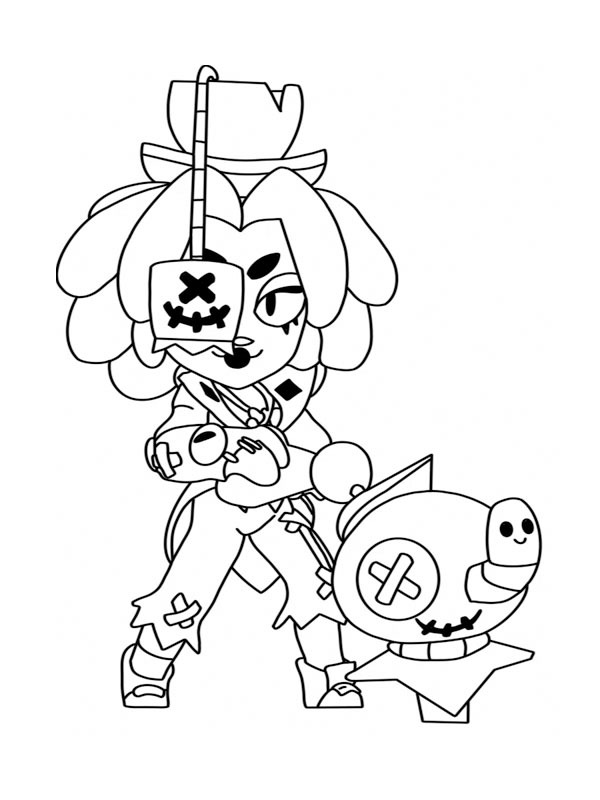 Juju Brawl Stars Coloriage Juju Brawl Stars Coloriage