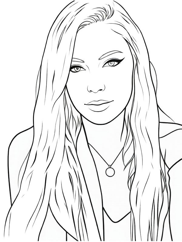 Jutta Leerdam Coloriage