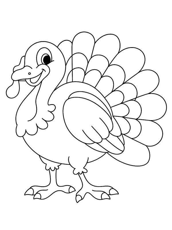 Dinde Coloriage Dinde Coloriage