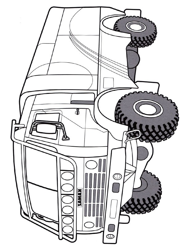Camion Kamaz Coloriage Camion Kamaz Coloriage