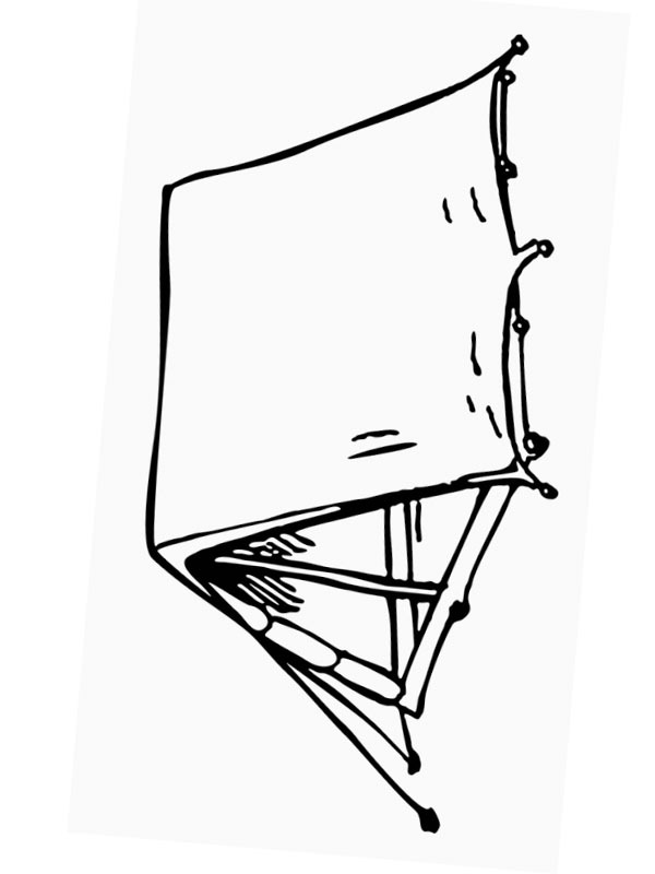 Tente de camping Coloriage Tente de camping Coloriage