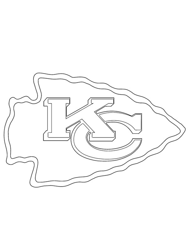 Kansas City Chiefs Coloriage Kansas City Chiefs Coloriage