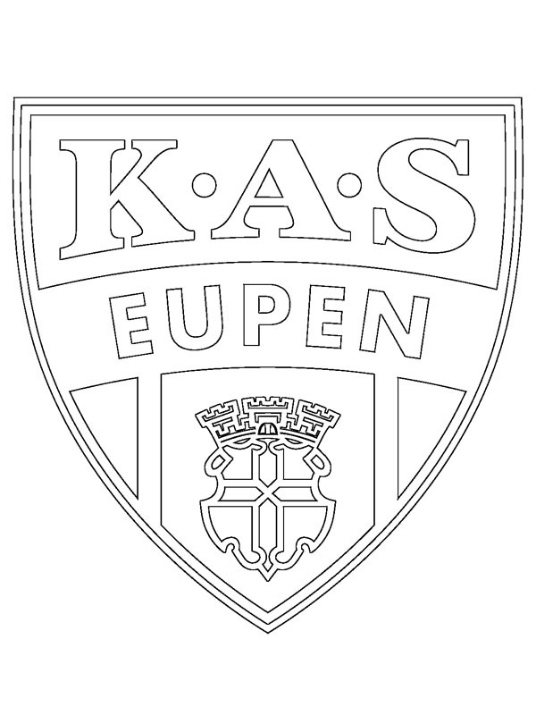 KAS Eupen Coloriage KAS Eupen Coloriage