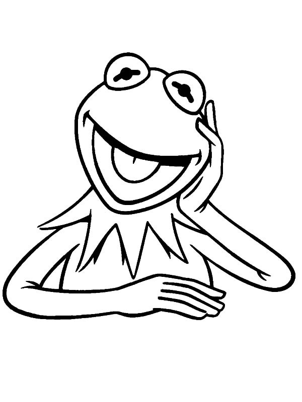 Kermit la grenouille Coloriage