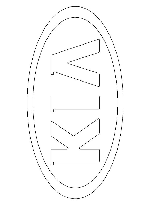 Logo Kia Coloriage