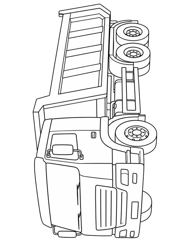 Tombereau Coloriage Tombereau Coloriage