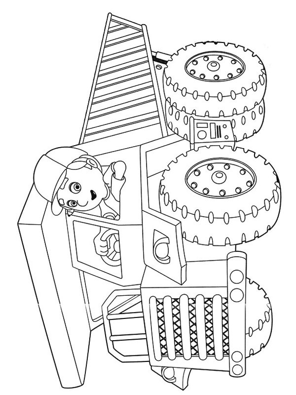 Camion à benne basculante Coloriage Camion à benne basculante Coloriage