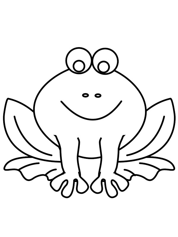Grenouille Coloriage