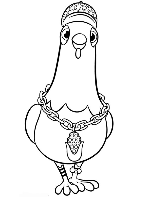Poule Chickaletta PAW Patrol Coloriage Poule Chickaletta PAW Patrol Coloriage