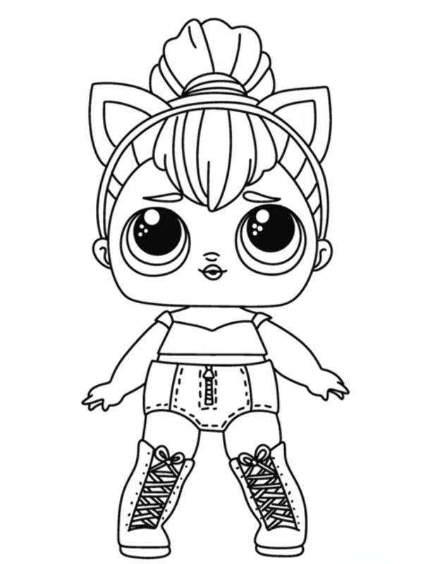 Kitty Queen L.O.L Surprise Coloriage Kitty Queen L.O.L Surprise Coloriage