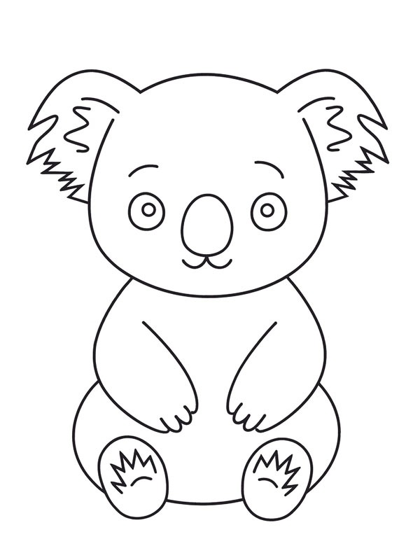 Koala Coloriage Koala Coloriage