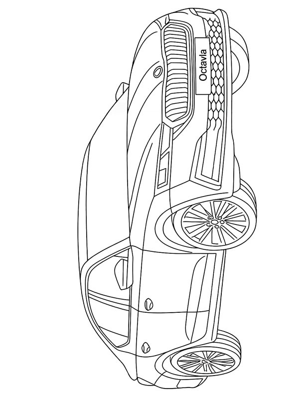 Skoda Octavia Coloriage Skoda Octavia Coloriage