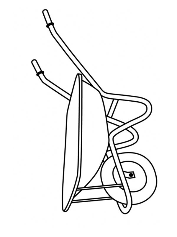 Brouette Coloriage Brouette Coloriage