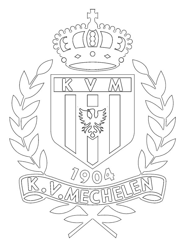 FC Malines Coloriage FC Malines Coloriage