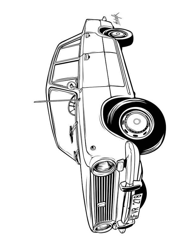 Lada 2101 Coloriage Lada 2101 Coloriage