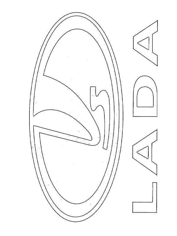 Logo Lada Coloriage Logo Lada Coloriage