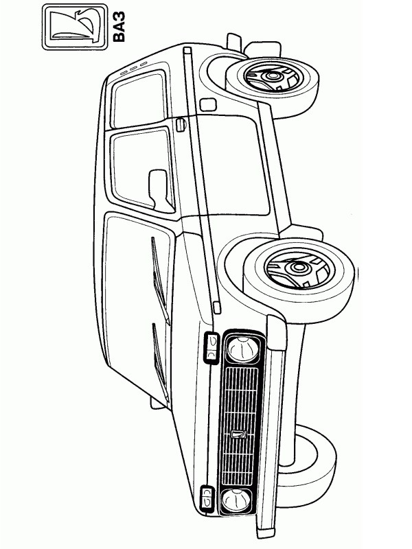 Lada Niva Coloriage Lada Niva Coloriage