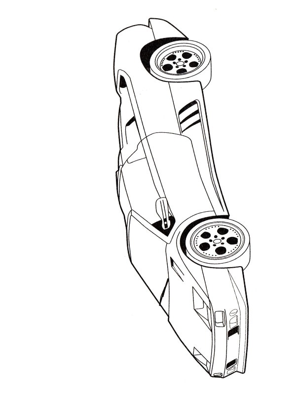 Lamborghini Diablo Coloriage Lamborghini Diablo Coloriage