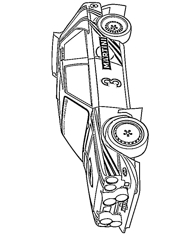 Lancia Delta S4 Coloriage