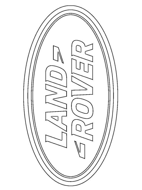 Logo Land Rover Coloriage